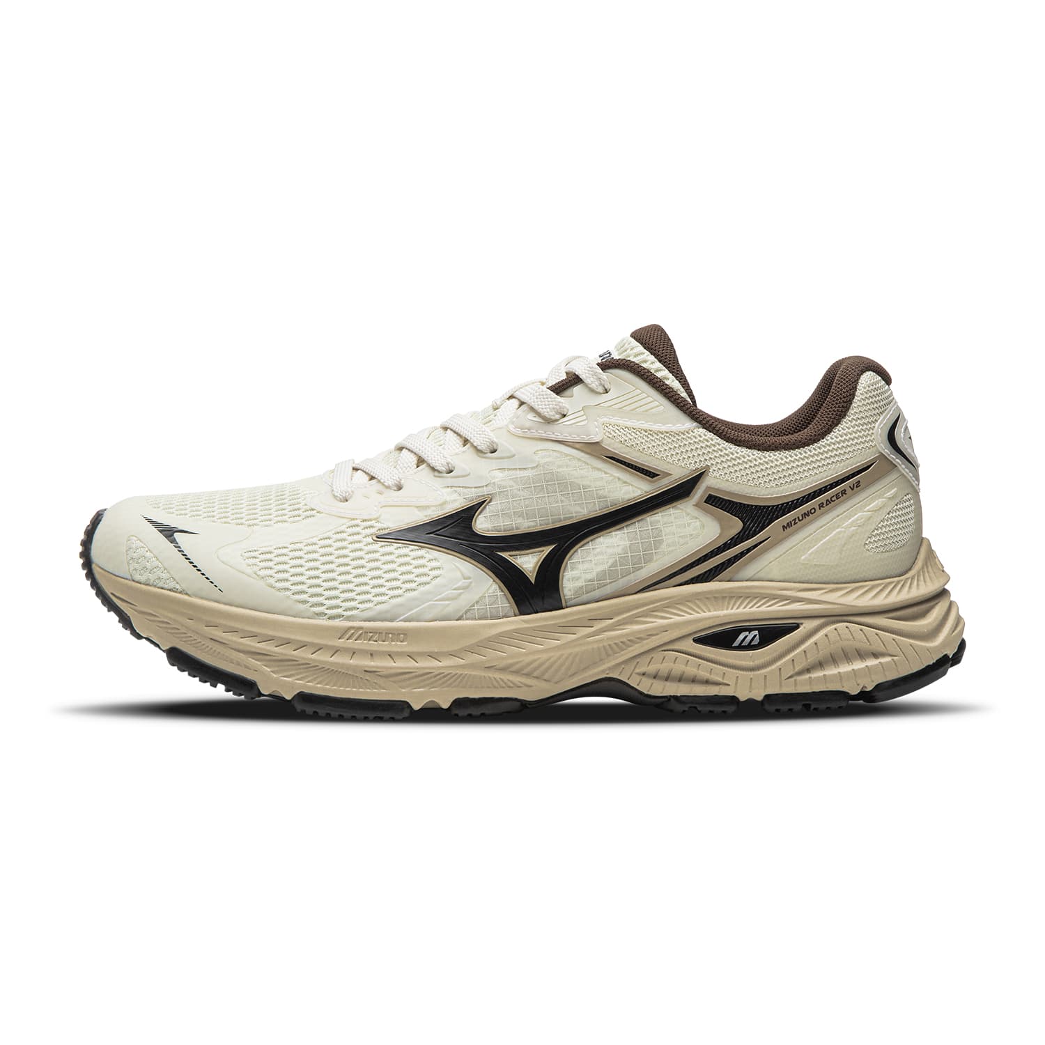 Кроссовки для бега Mizuno RACER V2 Low Топ Беговые кроссовки Унисекс Абрикос - изображение 1