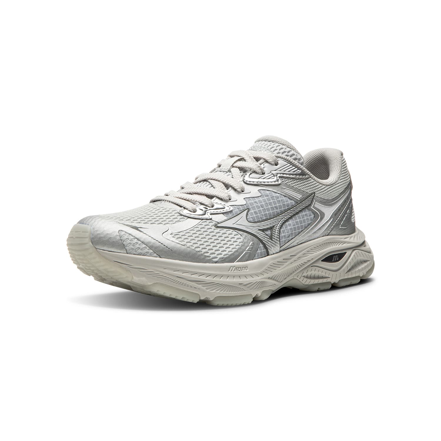 Кроссовки для бега Mizuno RACER V2 Low Топ Спринт Беговые кроссовки Унисекс Серебряный - изображение 2