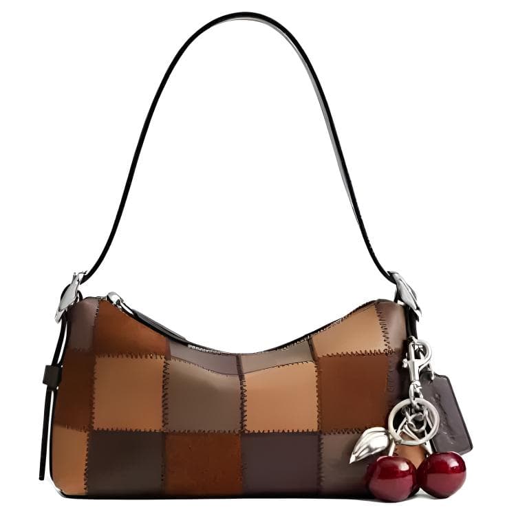 Мини-сумка Coach Кожа Сумки через плечо Средний Женские Чайный коричневый - изображение 1