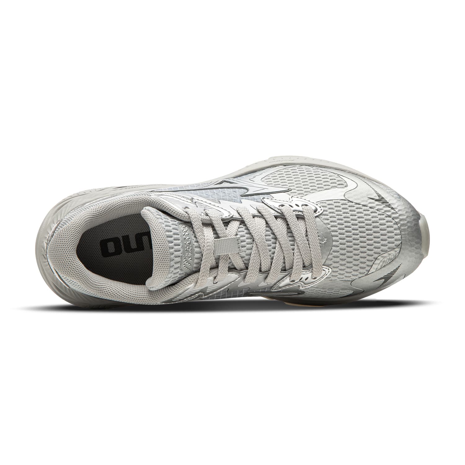Кроссовки для бега Mizuno RACER V2 Low Топ Спринт Беговые кроссовки Унисекс Серебряный - изображение 3