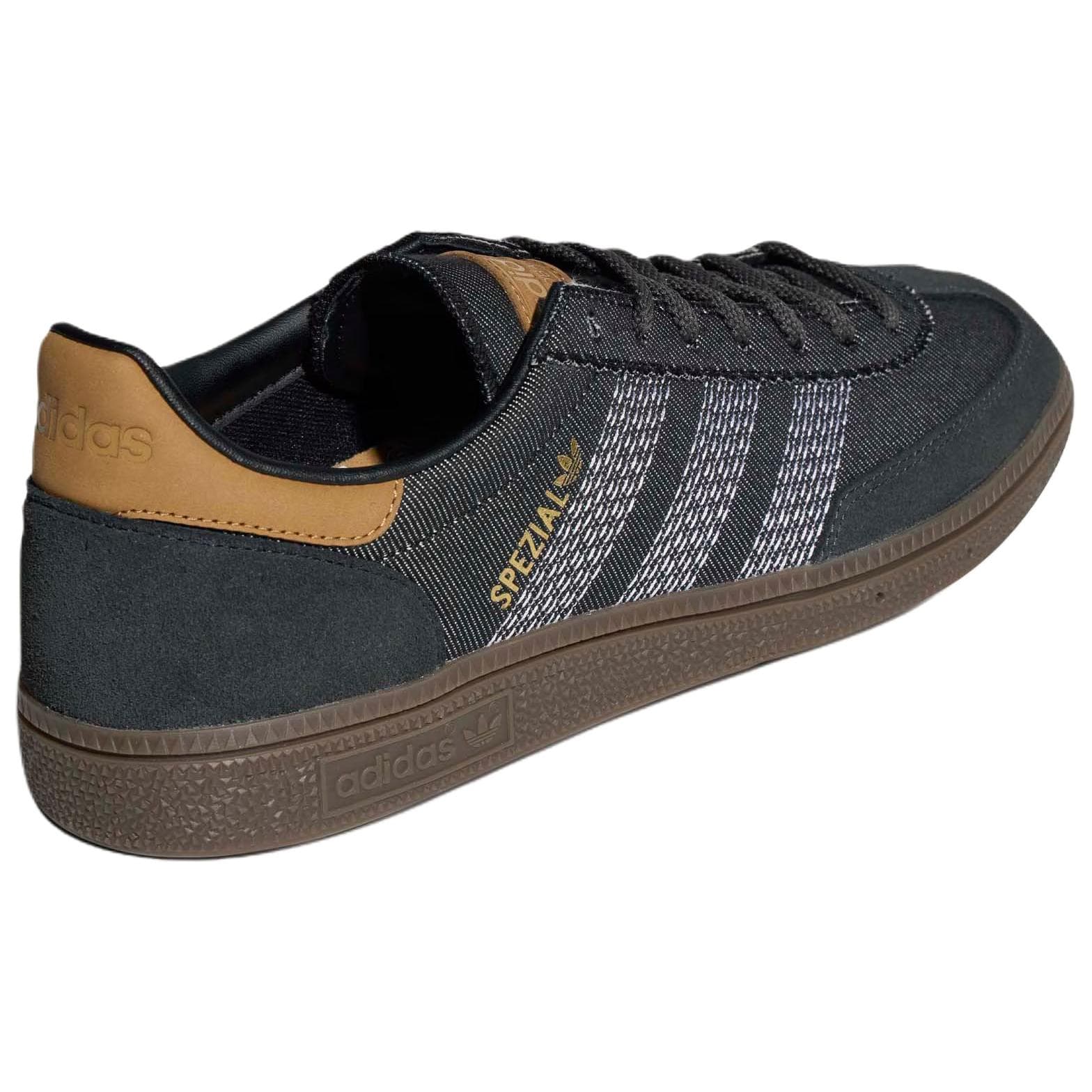 Кроссовки Adidas Originals HANDBALL SPEZIAL Замша Низкие Кеды немецкой армии (GAT) Унисекс Черные - изображение 4