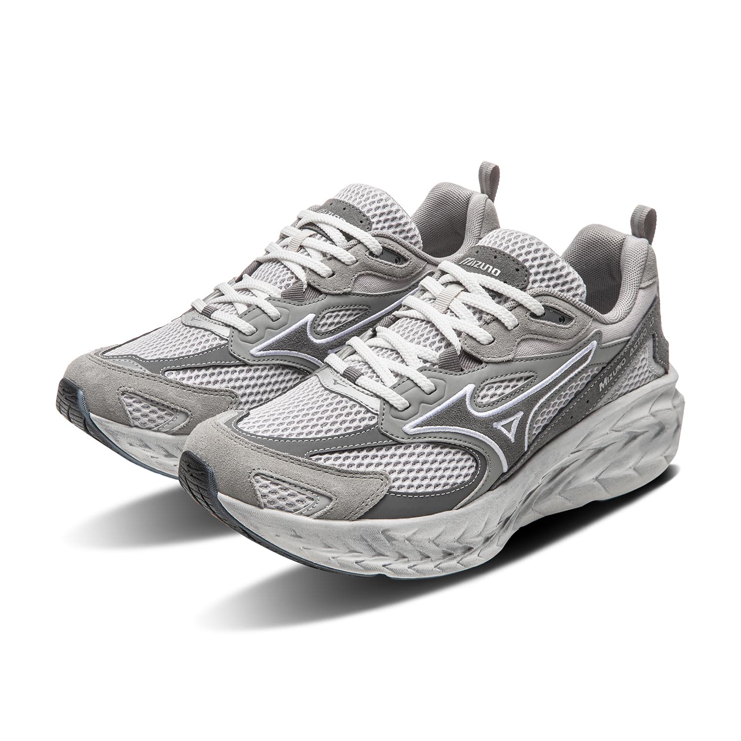 Кроссовки для бега Mizuno ASTRO LS Дышащий Low Топ Беговые кроссовки Унисекс Туманно-серый - изображение 4