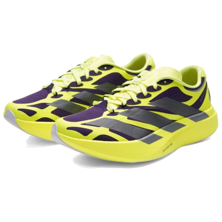 Кроссовки для бега Adidas Adizero Evo SL визуально увеличивает рост Беговые кроссовки Мужской Зеленый - изображение 2