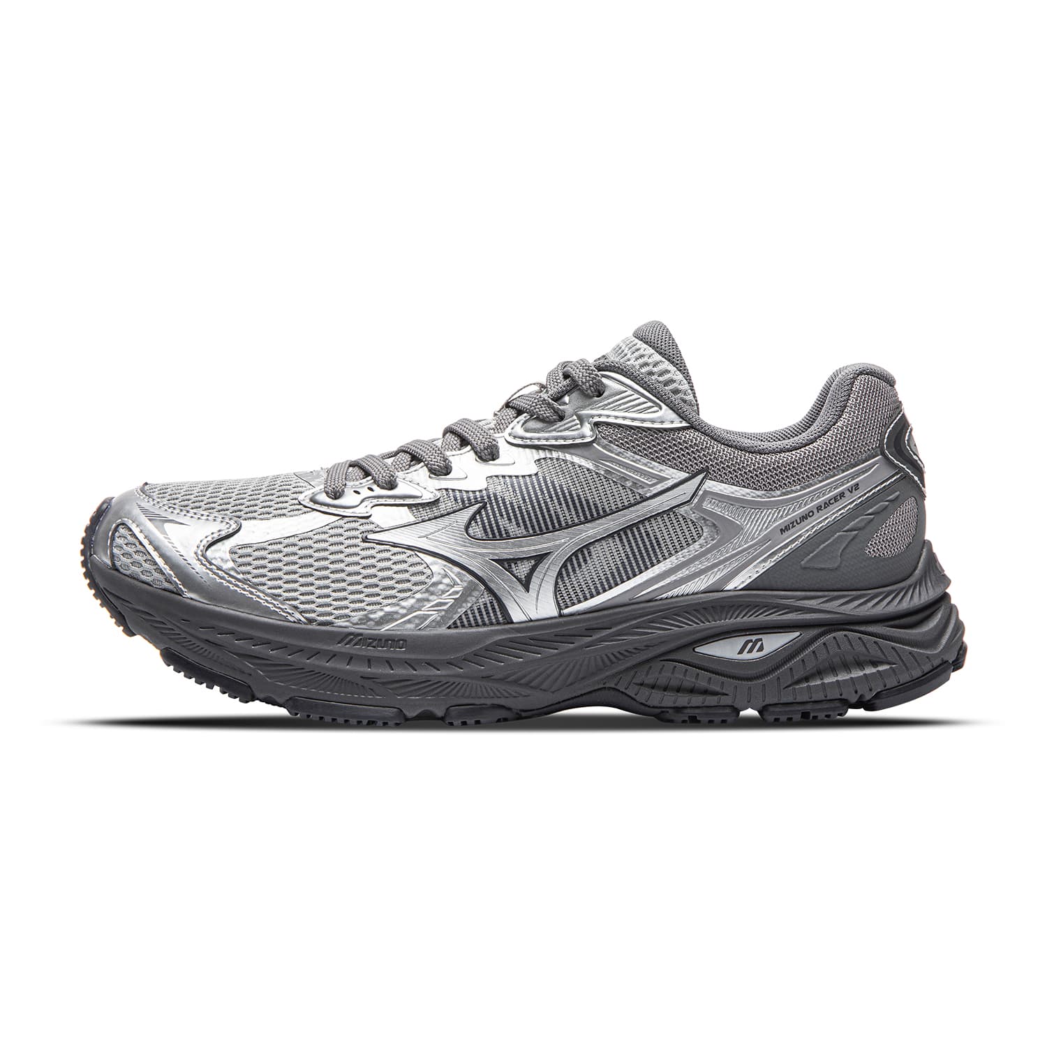 Кроссовки для бега Mizuno RACER V2 Low Топ Повседневные кроссовки для бега Унисекс Серый - изображение 1