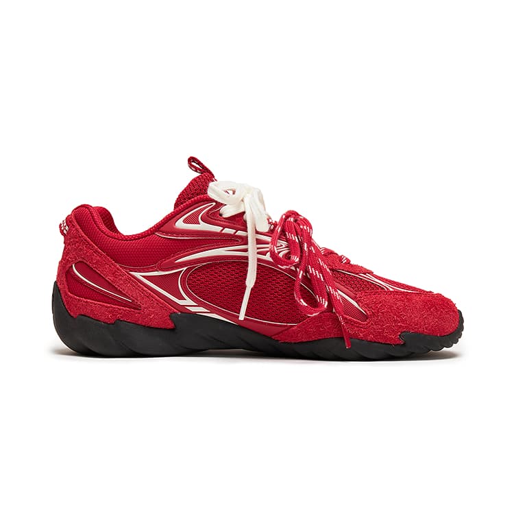 Кроссовки Champion Low Top Повседневная Обувь Женская Лавовый Красный Молочный Белый - изображение 2
