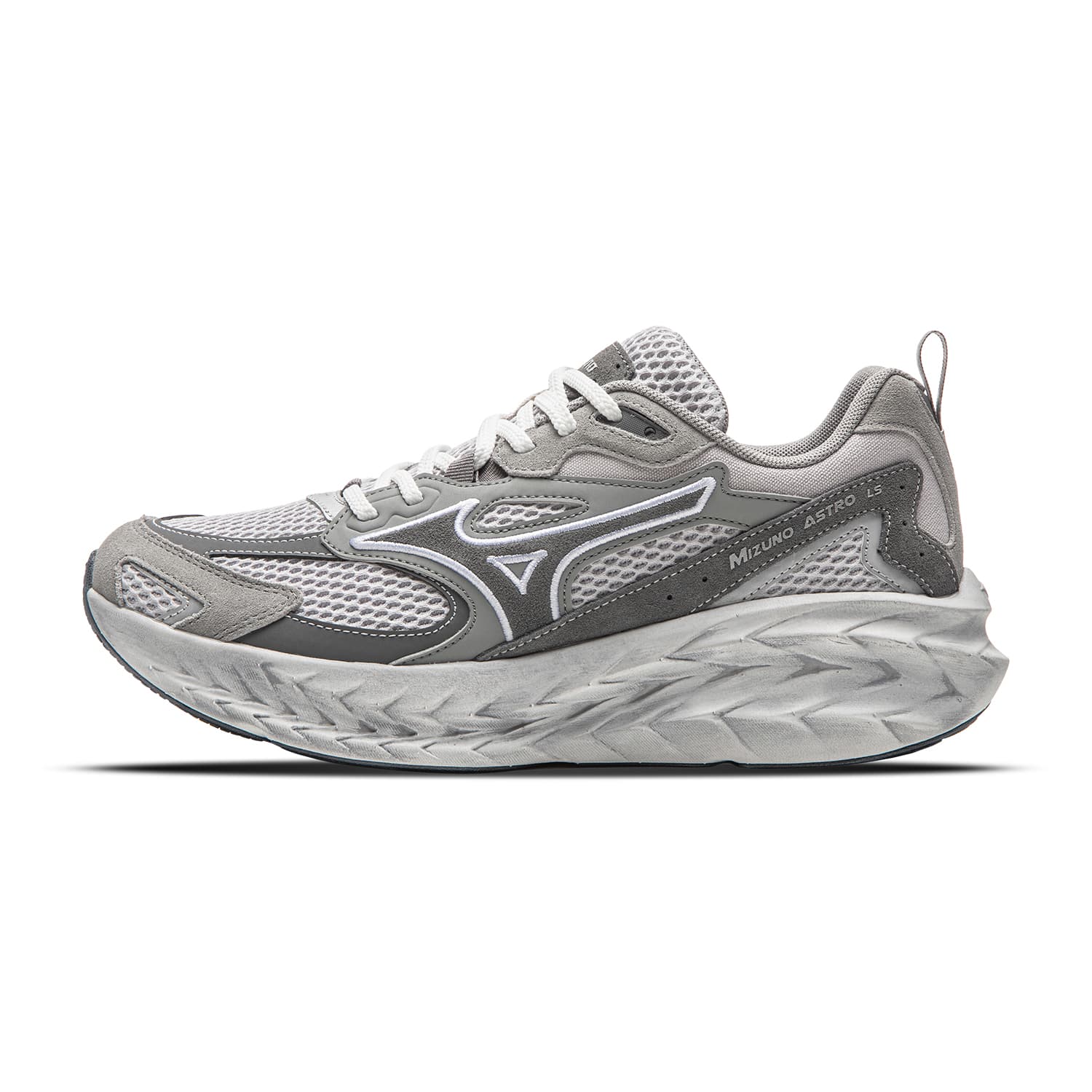 Кроссовки для бега Mizuno ASTRO LS Дышащий Low Топ Беговые кроссовки Унисекс Туманно-серый - изображение 1