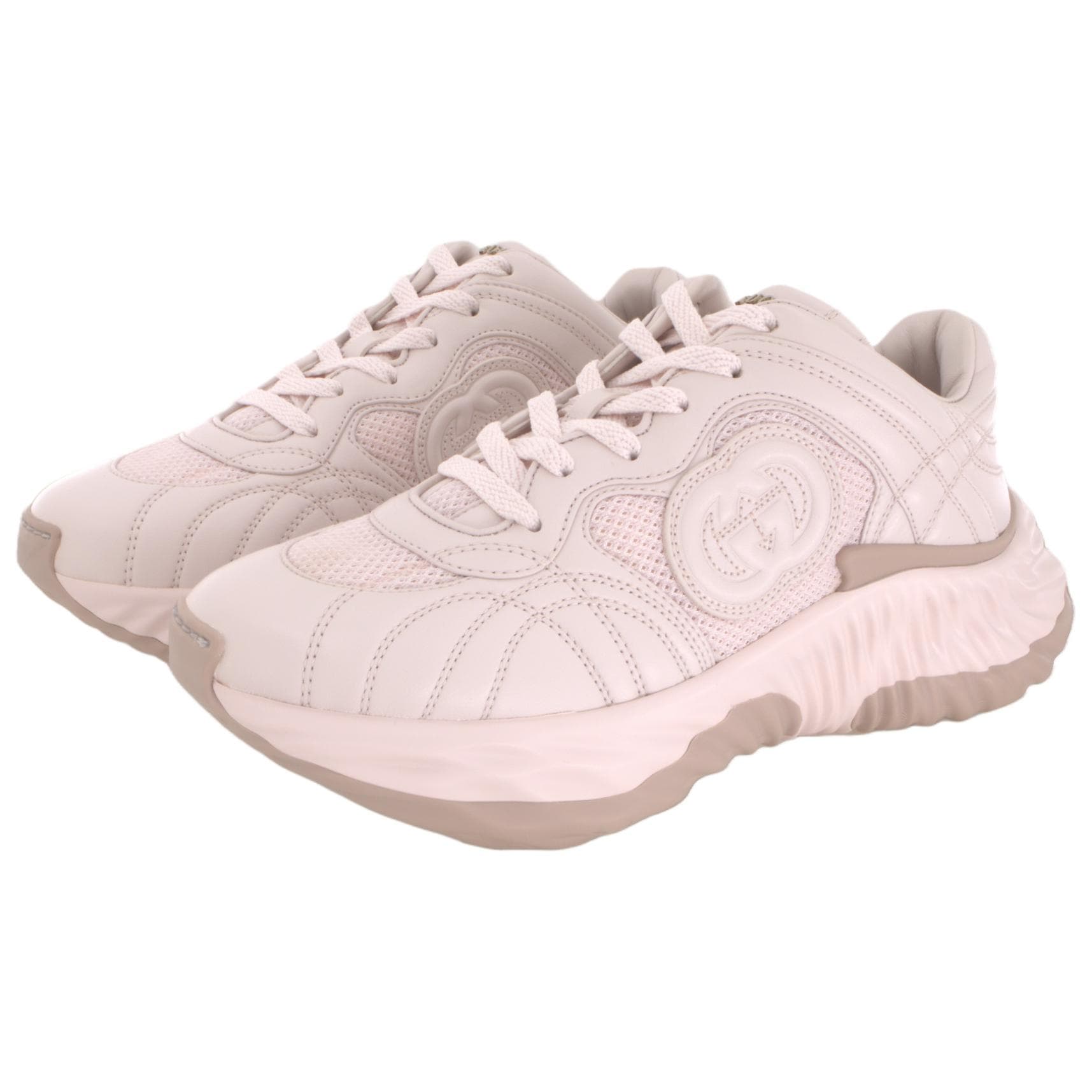 Кроссовки Gucci Pink Low-Top Sneakers - изображение 3