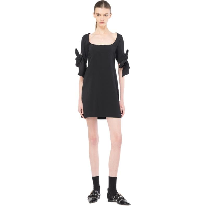 Платье PINKO FW23 Mini Abito Con Fiocco Sulle Maniche - изображение 1