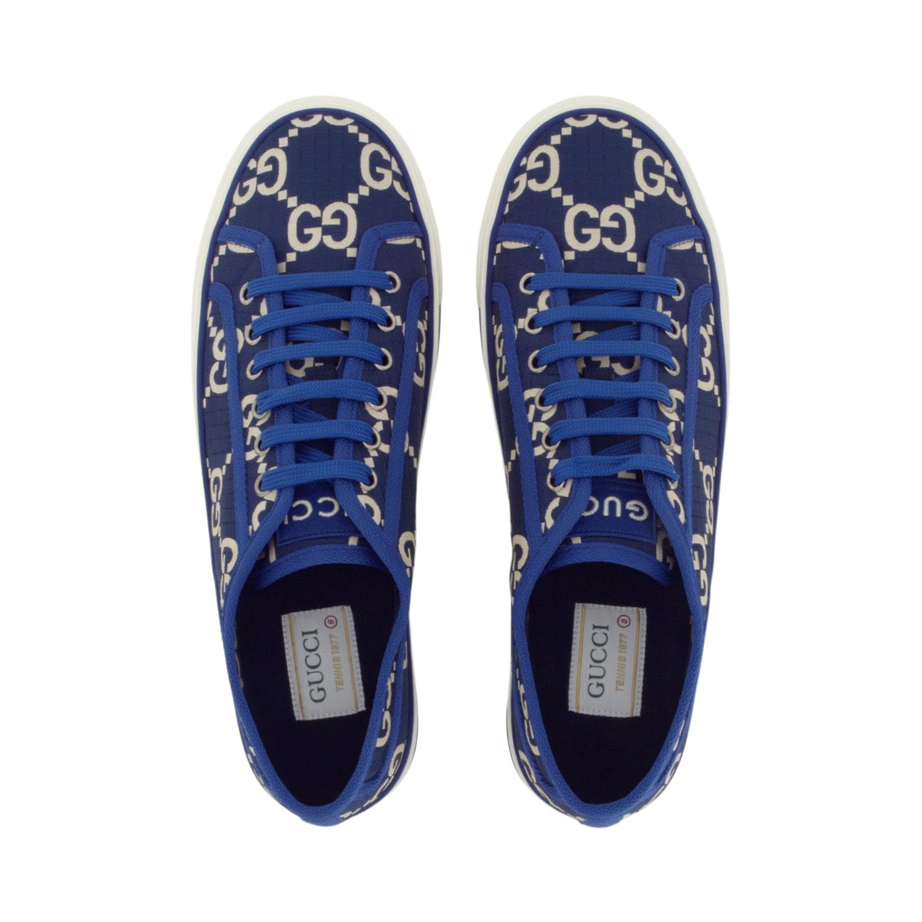 Кроссовки GUCCI Tennis 1977 Low Top Blue - изображение 5