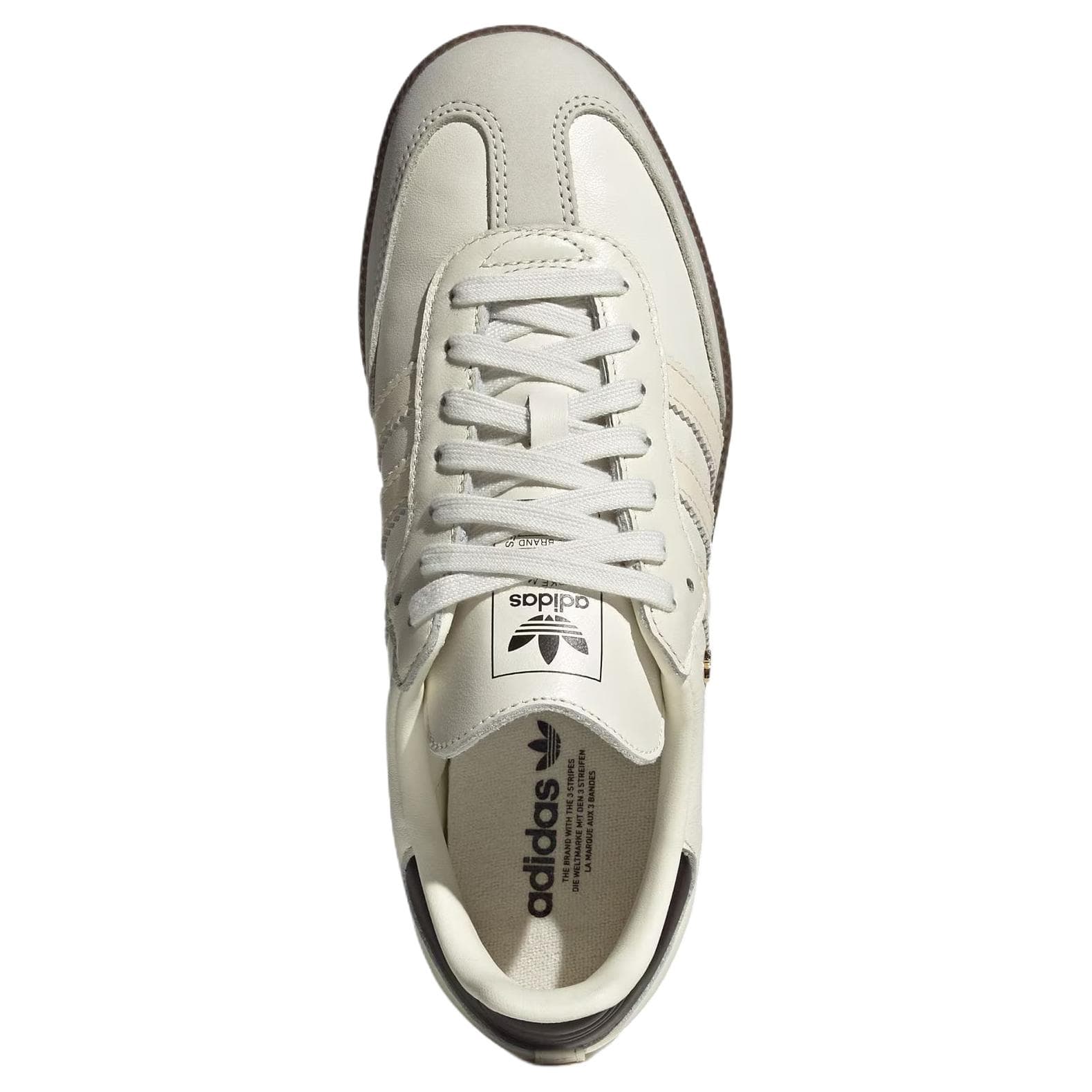 Кроссовки Adidas Originals Samba OG Low Топ Кеды немецкой армии (GAT) Женские Бежевый - изображение 4