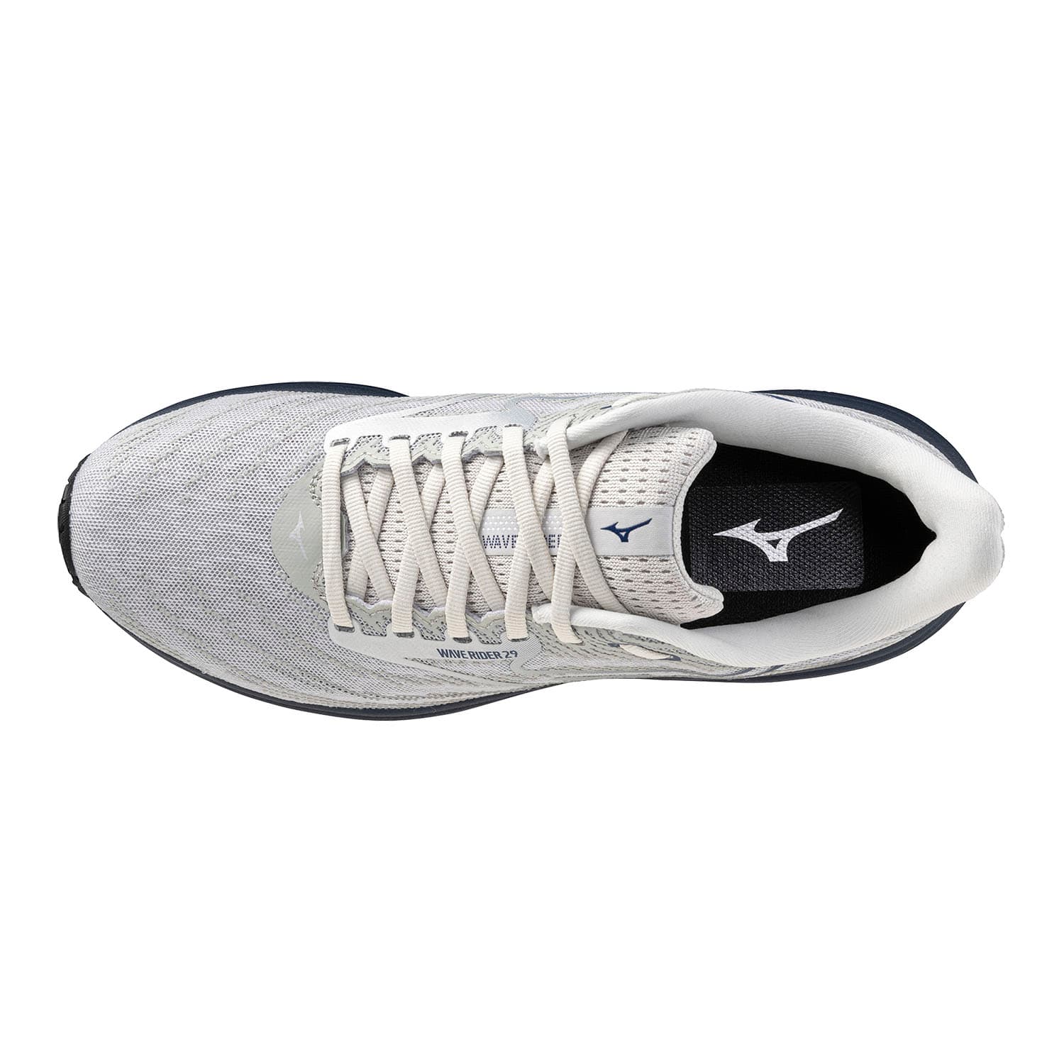Кроссовки для бега Mizuno WAVE RIDER 29 Low Топ Беговые кроссовки Унисекс Туманно-серый - изображение 3
