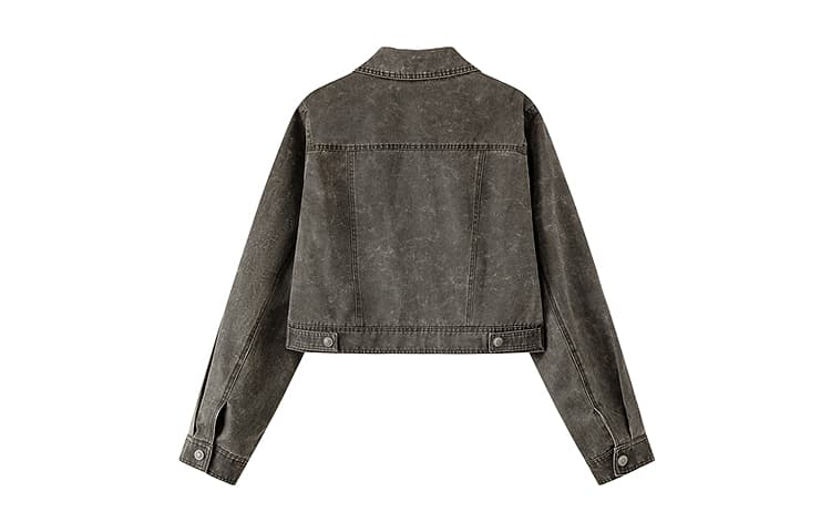 CHUU Carbon Gray Женское короткое пальто - изображение 2