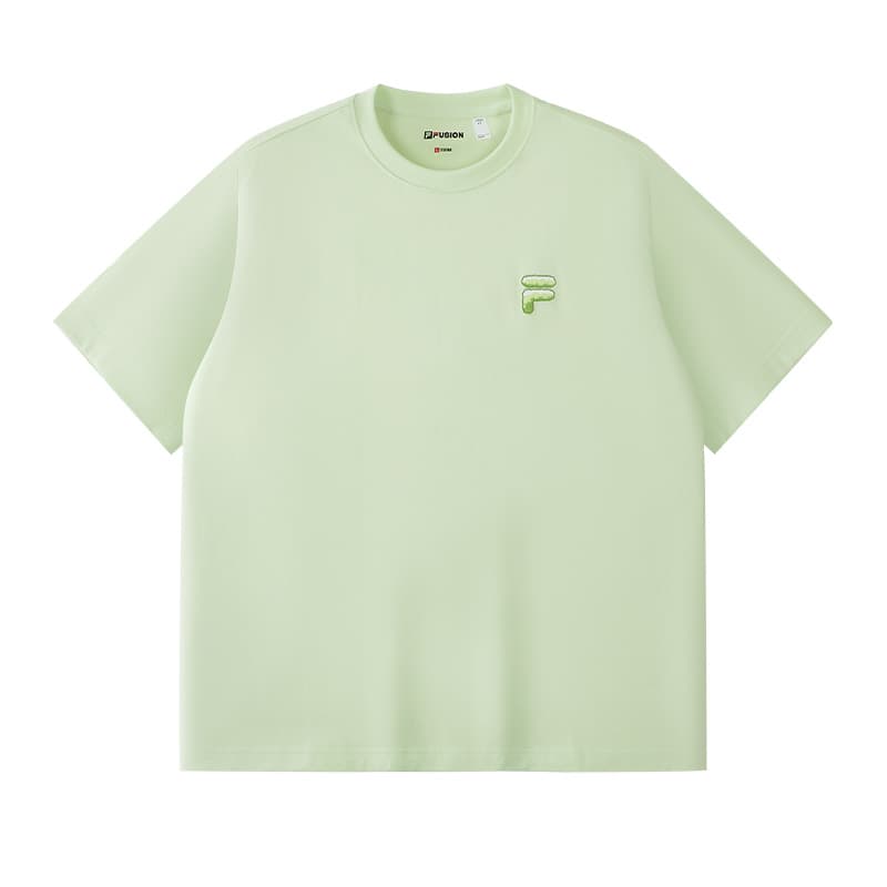 Футболка FILA FUSION FOB T Рубашка Унисекс Лаймово-зеленый - изображение 2