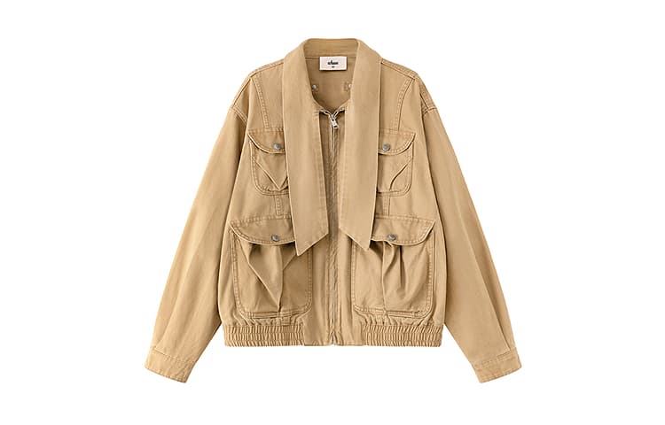 CHUU Khaki Женское короткое пальто - изображение 1