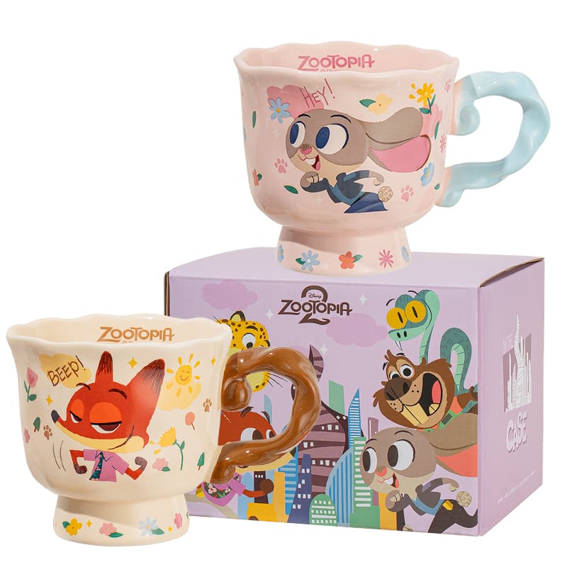 Disney Zootopia Collaboration Джуди Ник Керамическая кружка 350 мл - изображение 1