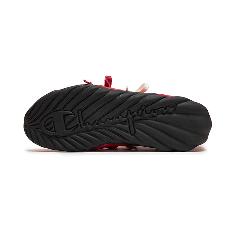 Кроссовки Champion Low Top Повседневная Обувь Женская Лавовый Красный Молочный Белый - изображение 5