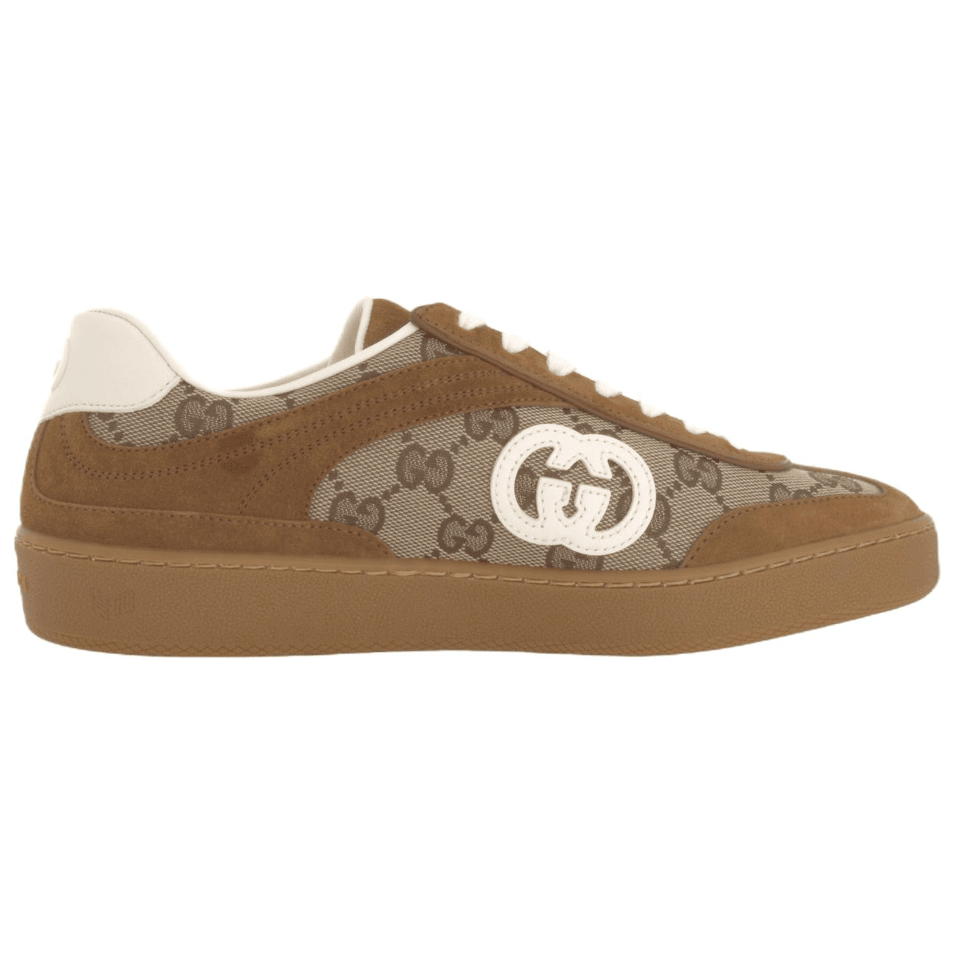 Кроссовки Gucci Brown Low-Top Sneakers - изображение 2