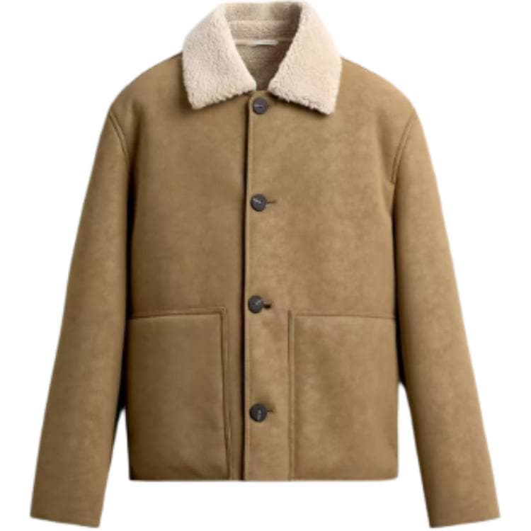 Куртка ZARA Khaki Мужские Куртки - изображение 1