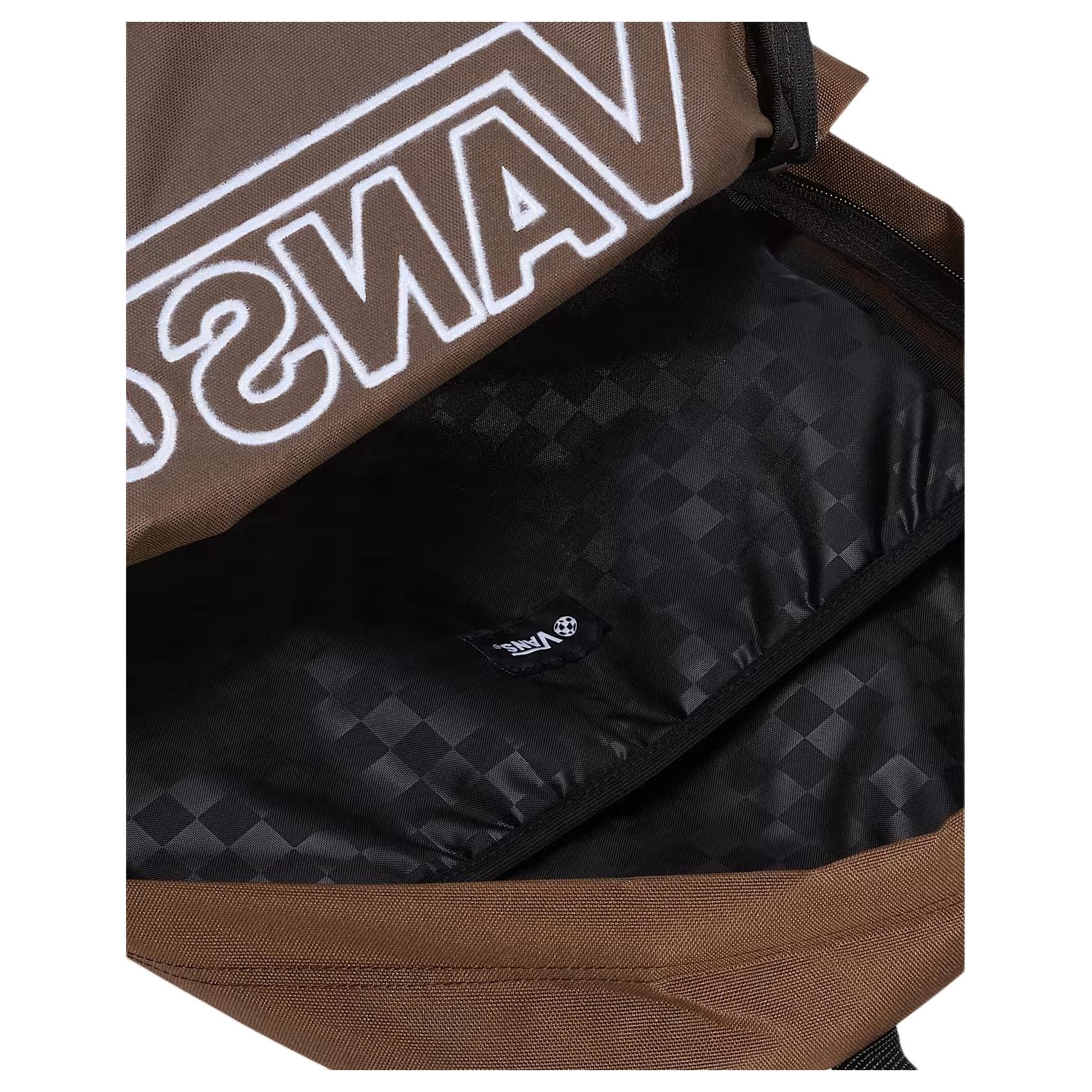 Рюкзак Vans Old SkoolDrop V Повседневный Рюкзак Унисекс Коричневый - изображение 6