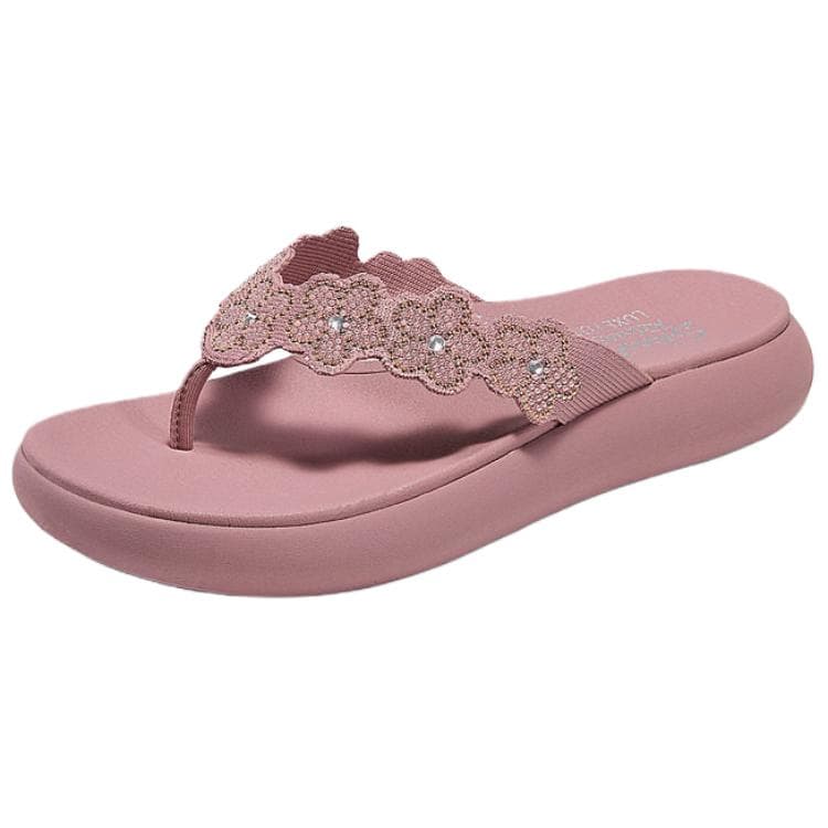 Шлёпанцы Skechers Sport Comfort Flip Flops Женские Темно-розовые - изображение 2
