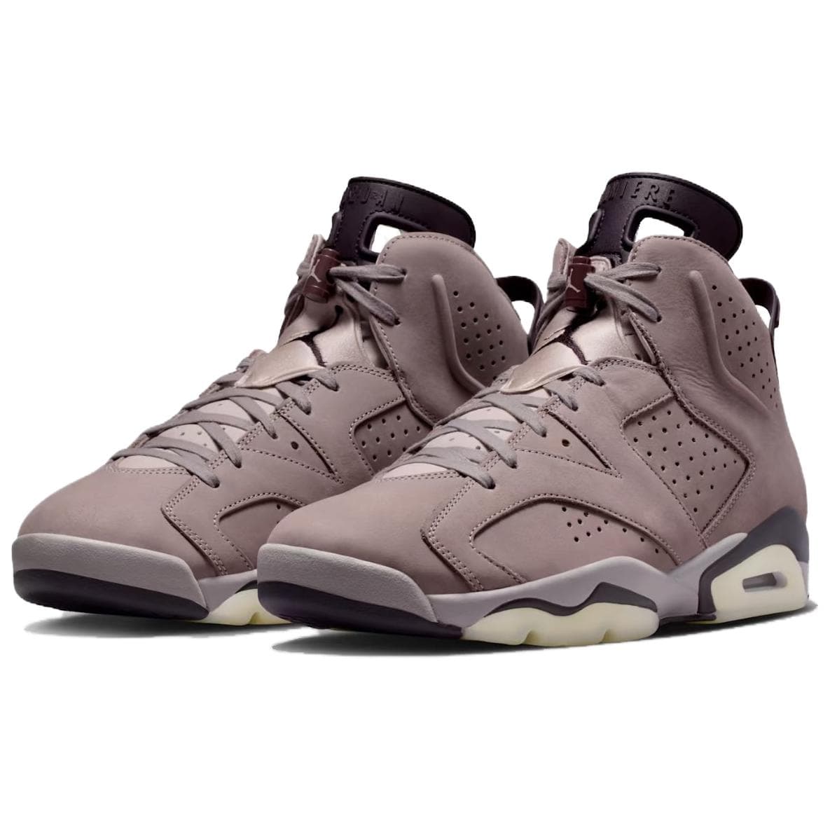 Ретро баскетбольные кроссовки Jordan x A Ma Maniére Air Jordan 6 High Топ Винтажные баскетбольные кроссовки Мужской Дымчатый фиолетовый - изображение 3