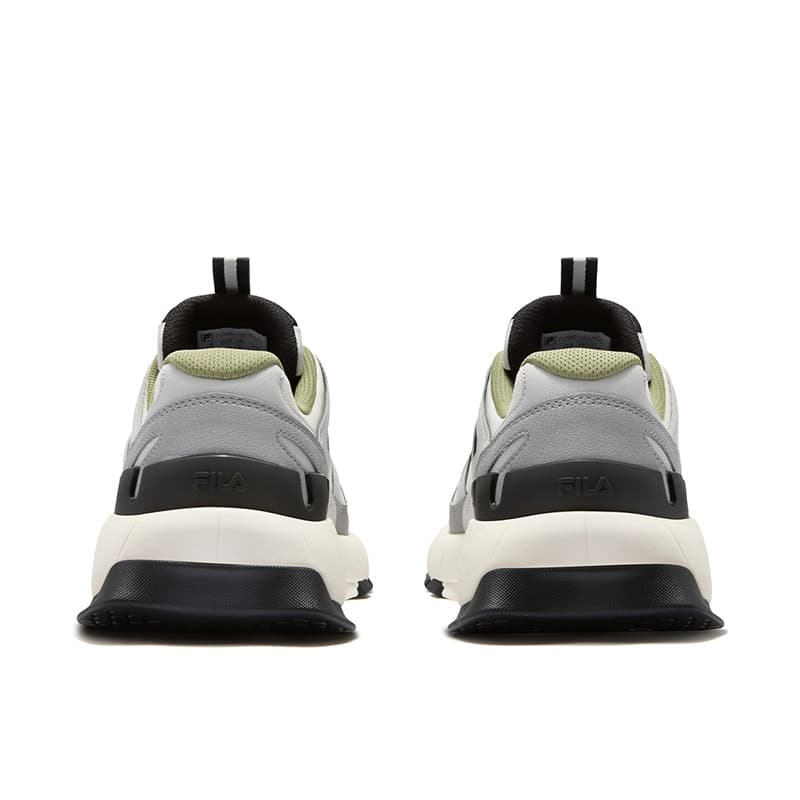 Кроссовки FILA FUSION INSETTO DX Низкие кеды с толстой подошвой Мужские Белые Серые - изображение 5
