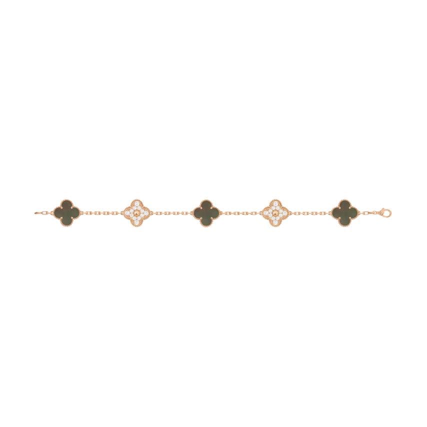 Браслет Van Cleef & Arpels Alhambra Vintage 18k Rose Gold Bracelet - изображение 2