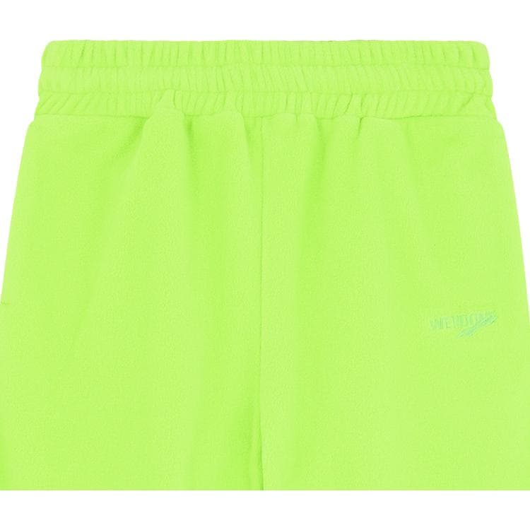 Штаны WE11DONE Lime Green Unisex Вязаные Спортивные Штаны - изображение 2