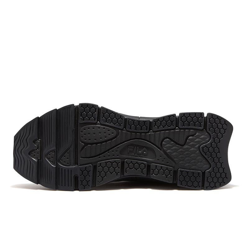 Кроссовки FILA FUSION INSETTO DX Низкие кеды с толстой подошвой Мужские Черные - изображение 6