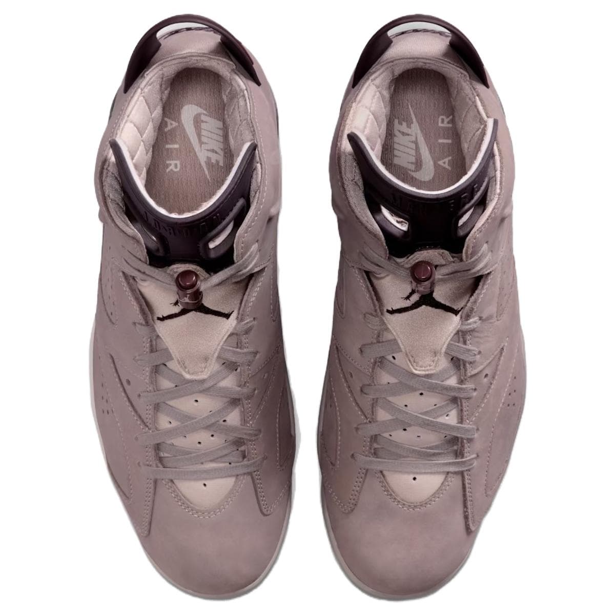Ретро баскетбольные кроссовки Jordan x A Ma Maniére Air Jordan 6 High Топ Винтажные баскетбольные кроссовки Мужской Дымчатый фиолетовый - изображение 4