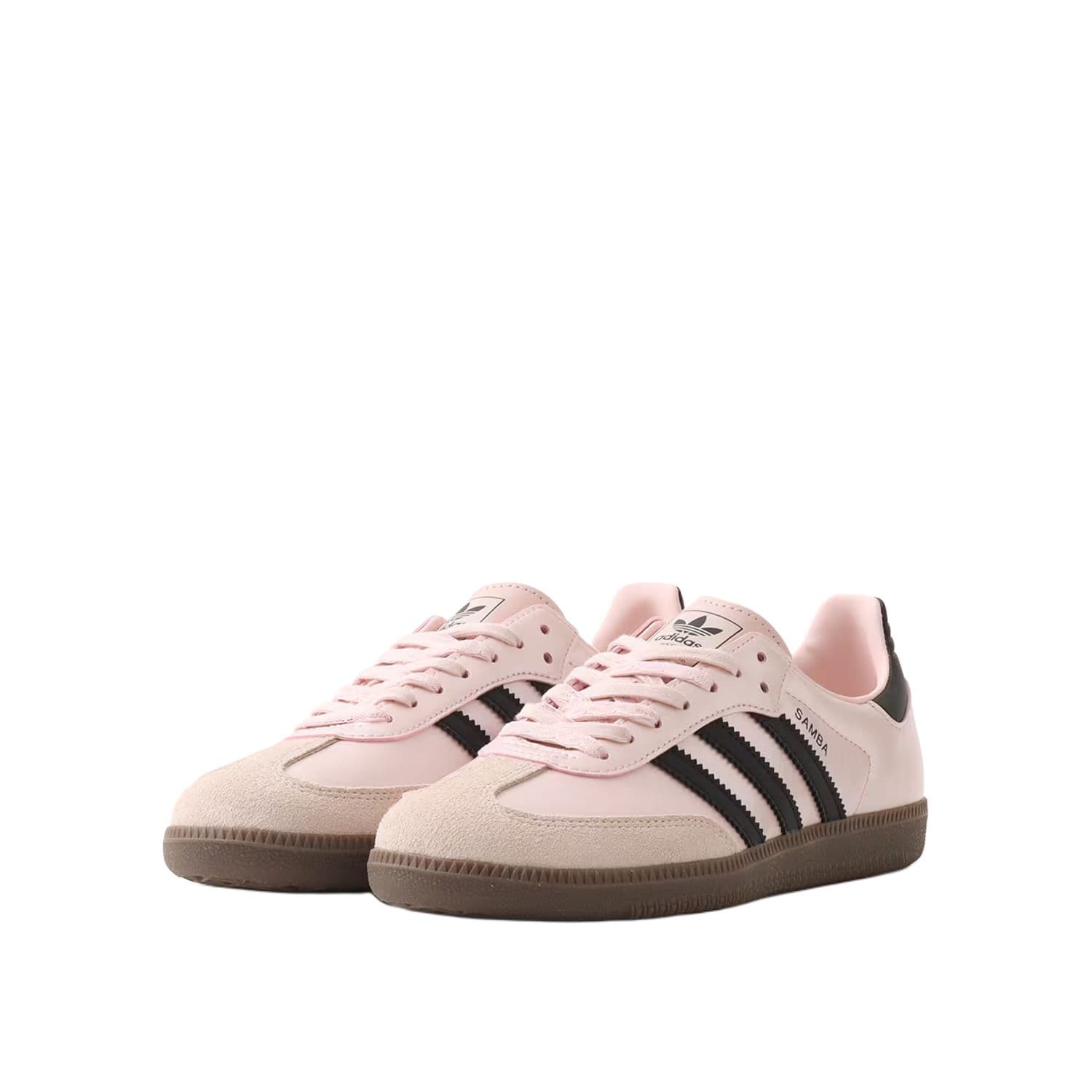 Кроссовки Adidas Originals Samba OG Кеды немецкой армии (GAT) Женские Розовый Черный - изображение 3