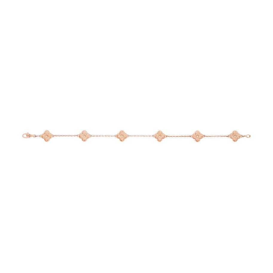 Браслет Van Cleef & Arpels Alhambra Sweet 18k Rose Gold Bracelet - изображение 2
