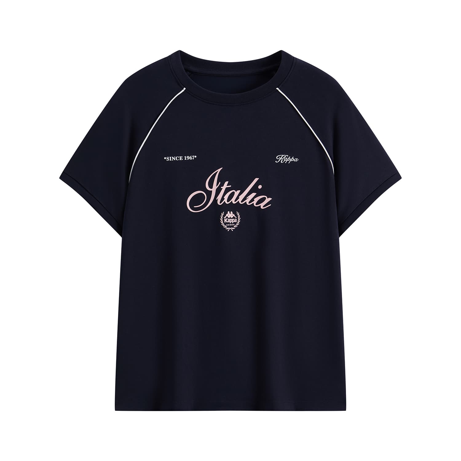Футболка KAPPA 1916 T Рубашка Женская Полуночный Синий - изображение 1