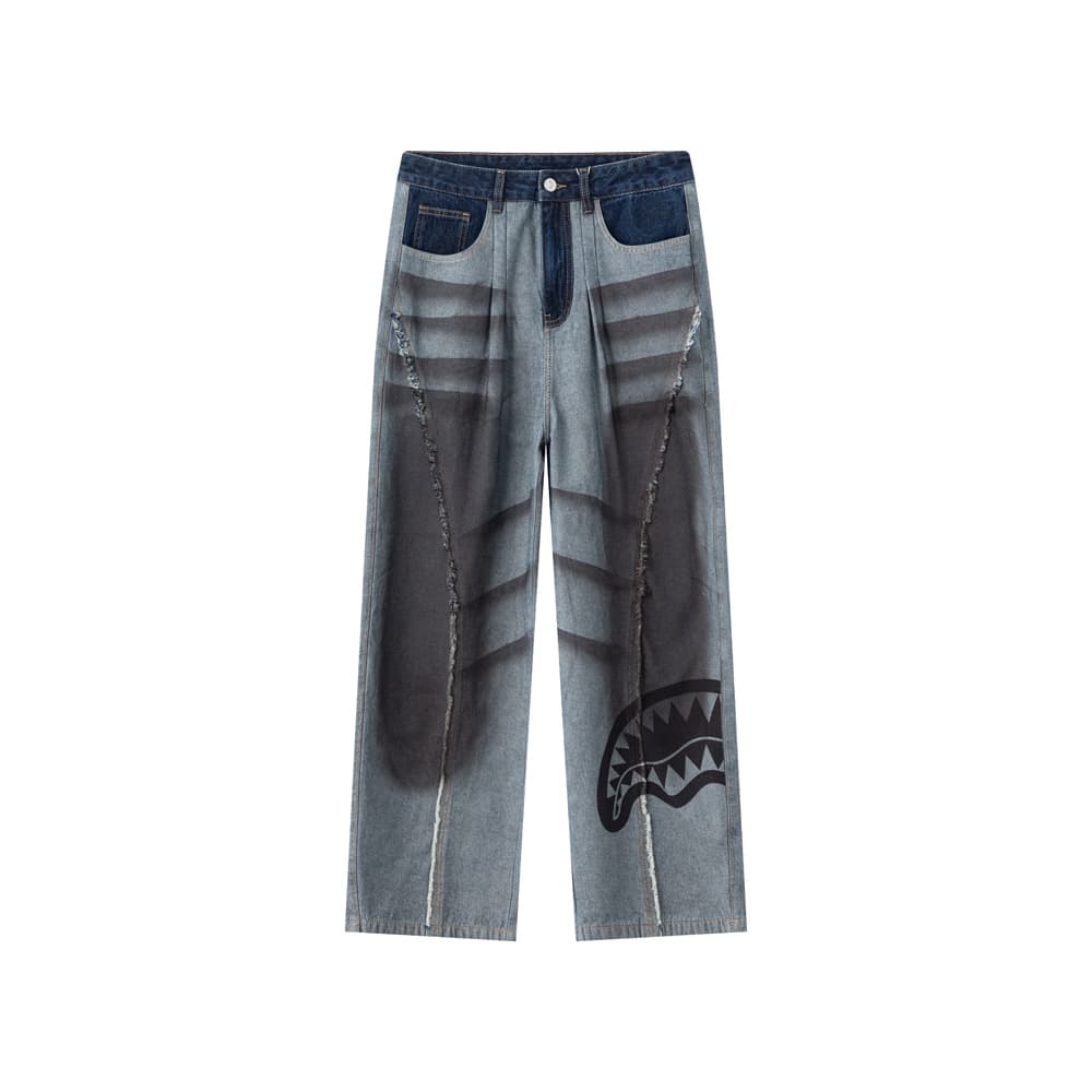 Штаны SPRAYGROUND Джинсы унисекс синий деним - изображение 1