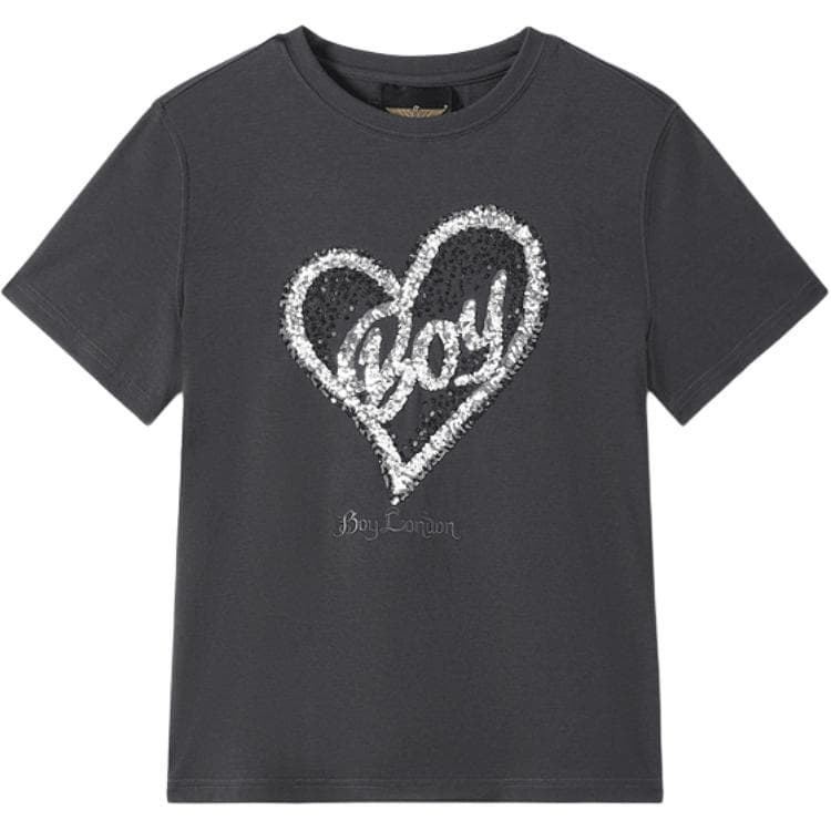 Футболка Boy London Серые Женские T-рубашки - изображение 1