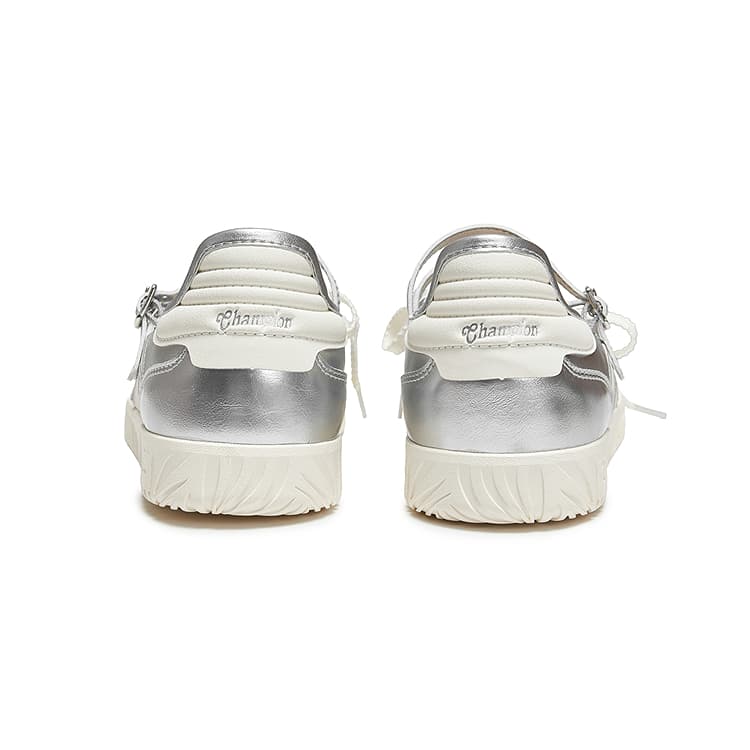 Кроссовки Champion Low Top Повседневная обувь Женская Серебряный Белый Молочно-белый - изображение 4