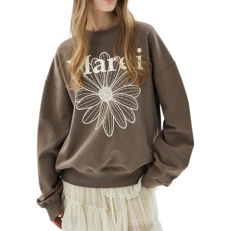 Худи MARDI MERCREDI SS26 Худи-ханьфу FLOWERMARDI_Тауповый Сливочный Худи-ханьфу Корейский стиль Женское - изображение 1
