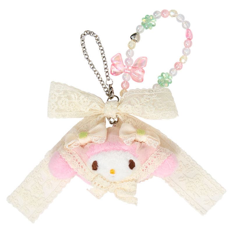 Санрио Mori Style Lace Hello Kitty My Melody Брелок Плюшевые брелки H12,5cm - изображение 2