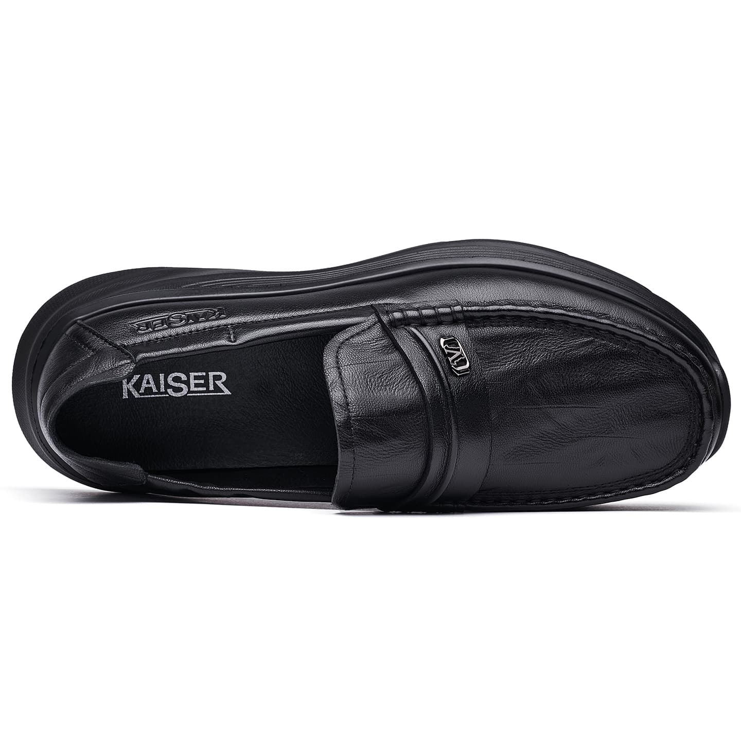 KAISER Повседневные кожаные туфли на платформе из овечьей кожи, удобные и стильные, мужские - изображение 3