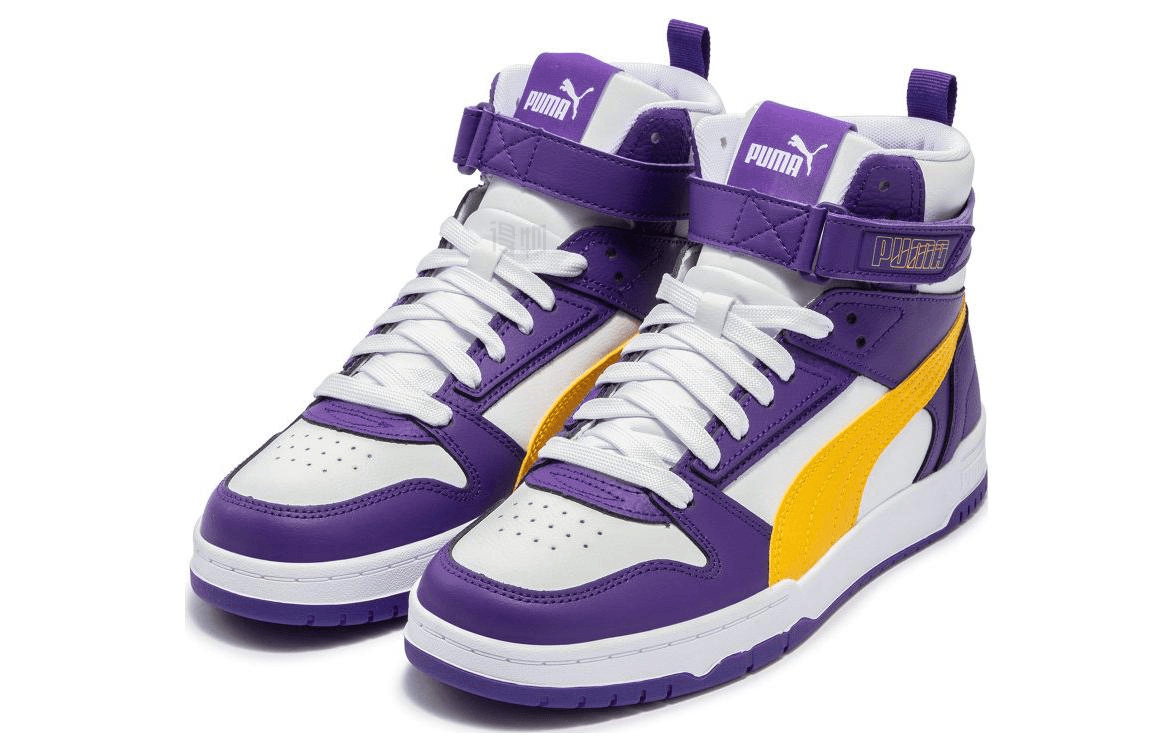 Кроссовки PUMA RBD Game White Purple Yellow - изображение 3