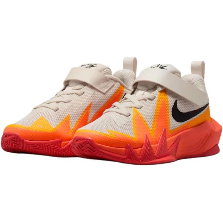 Кроссовки для баскетбола NIKE ST Dynamite Противоскользящие и Дышащие Низкие Баскетбольные Кроссовки Бежево-Оранжевые Детские - изображение 3