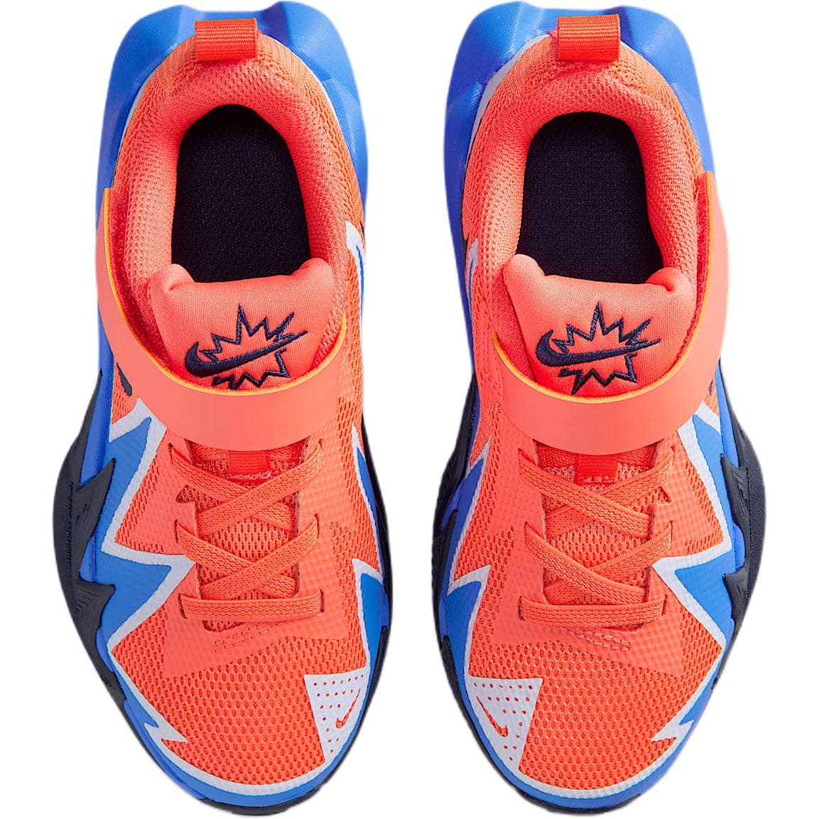 Кроссовки для баскетбола NIKE S.T.Dynamite противоскользящие и дышащие низкие баскетбольные кроссовки синие и оранжевые для детей - изображение 3