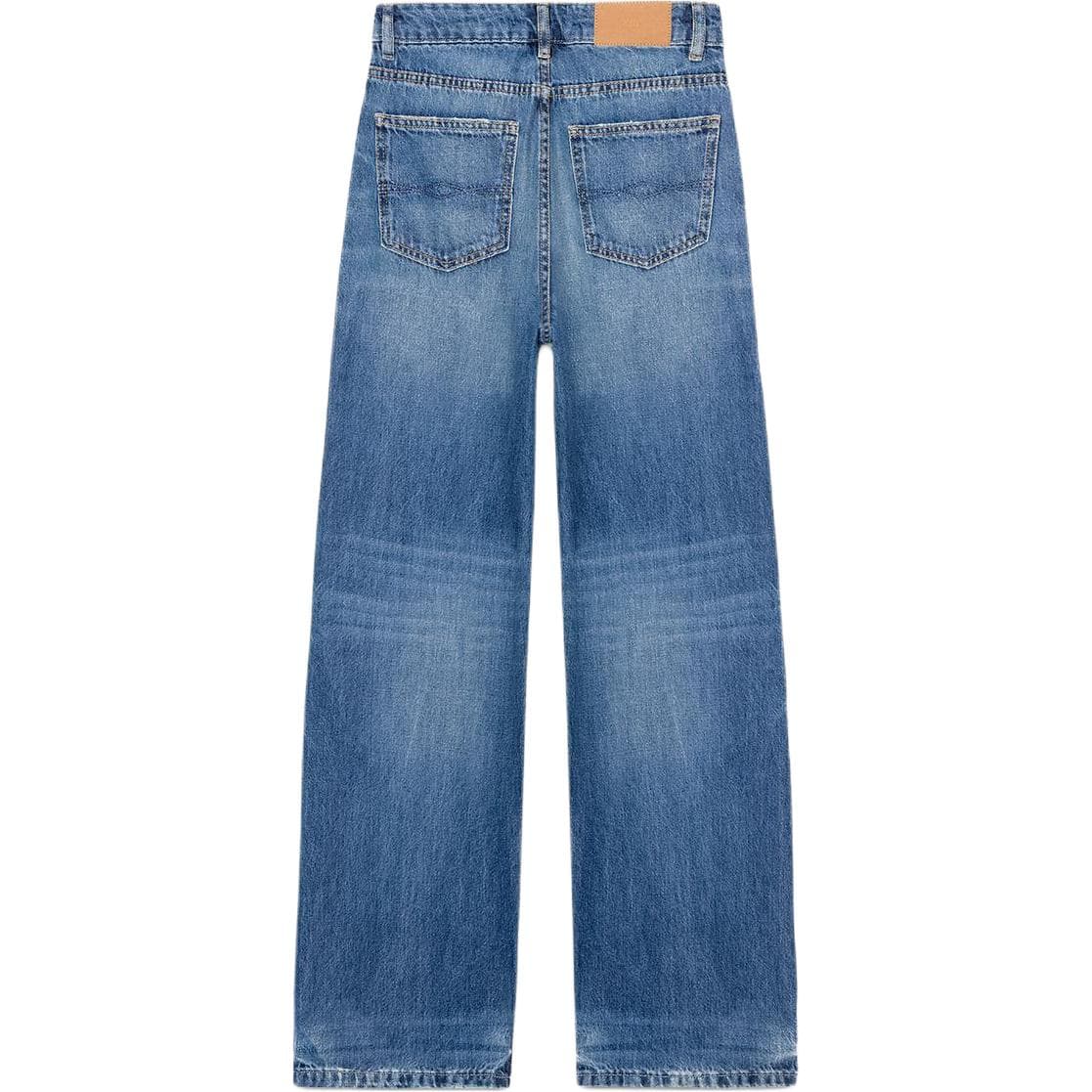 Джинсы ZARA Medium Blue Women's Jeans ZARA Средне-синие женские джинсы - изображение 2