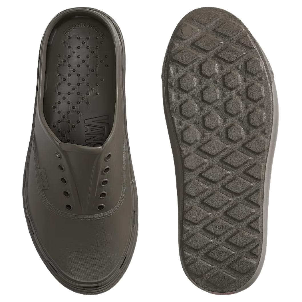 Сандалии Vans Аутентичный Закрытые тапочки Унисекс Серый - изображение 4
