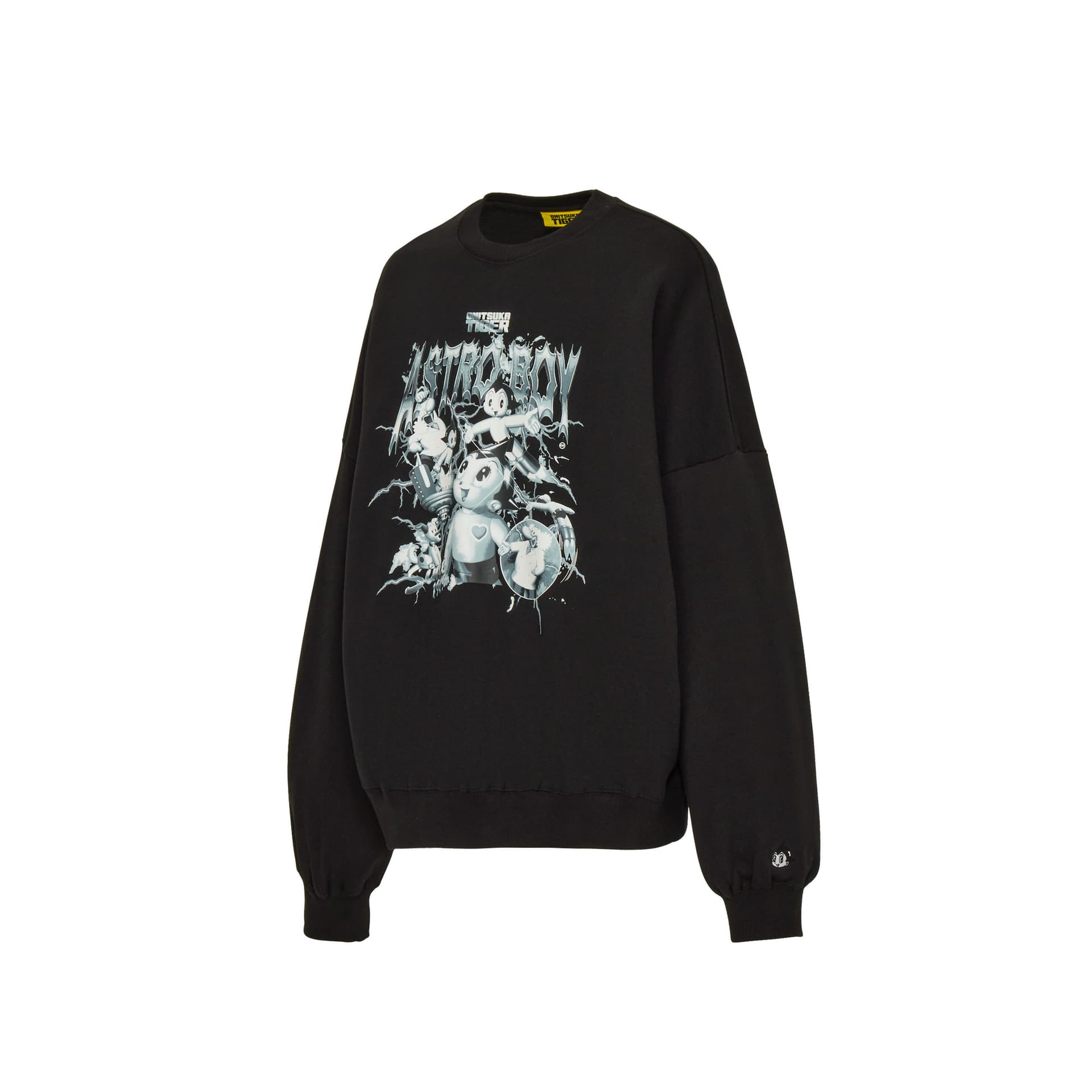 Худи Onitsuka Tiger ASTROBOY SWEAT Топ Худи в стиле Ханьфу Мужской Черный - изображение 2