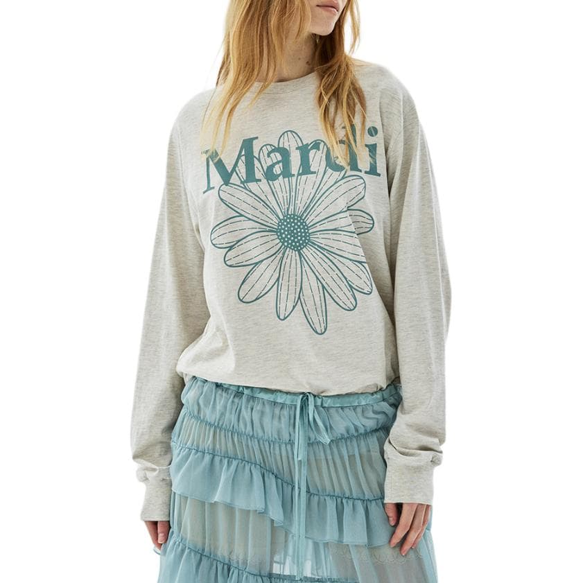 Футболка MARDI MERCREDI SS26 T Рубашка Женская Корейский стиль - изображение 1