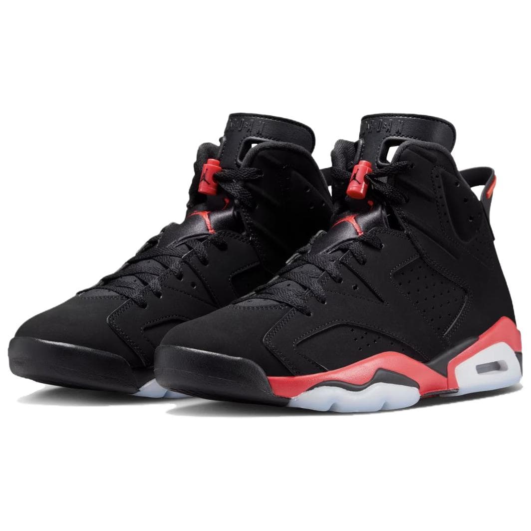 Ретро баскетбольные кроссовки Jordan Air Jordan 6 Хай-топы Ретро-баскетбольные кроссовки Мужской Черно-красный - изображение 3
