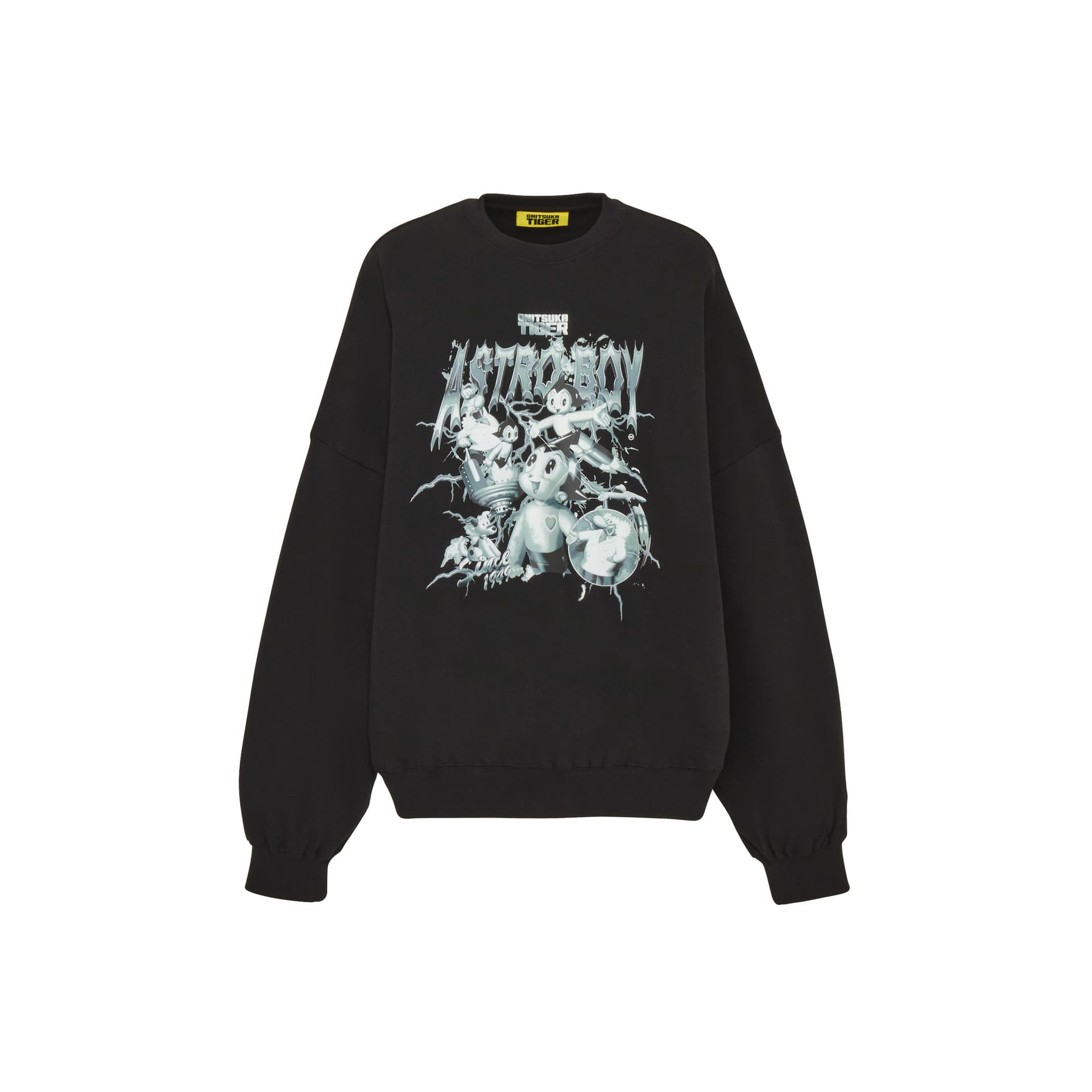 Худи Onitsuka Tiger ASTROBOY SWEAT Топ Худи в стиле Ханьфу Мужской Черный - изображение 1