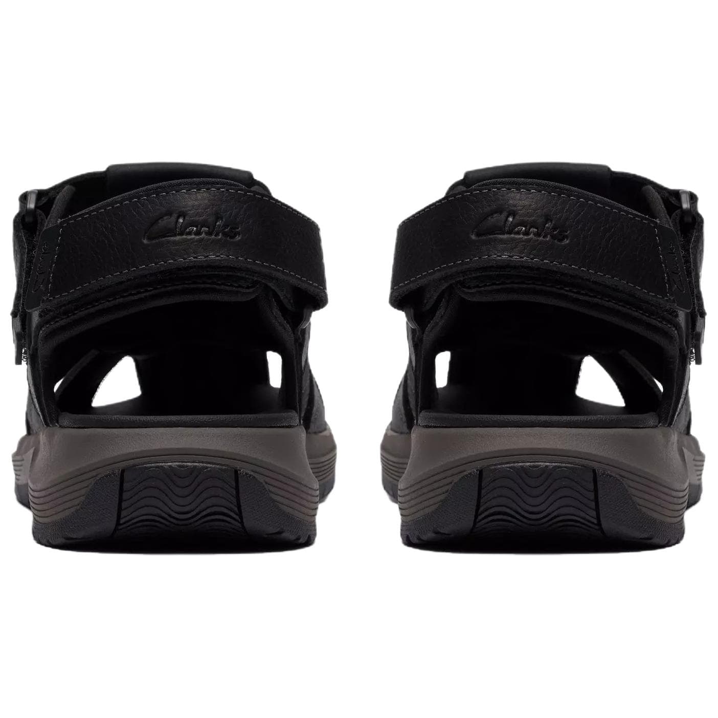 Сандалии с ремешком Clarks Guideview COVE Мужские пляжные сандалии из кожи черные - изображение 5
