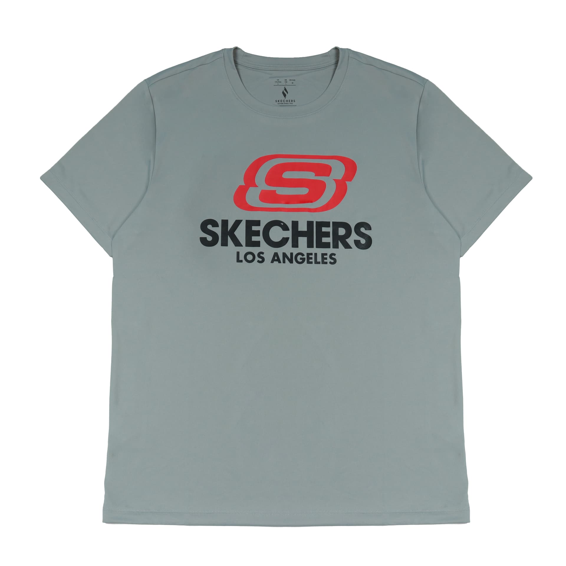 Футболка Skechers T-Shirt Мужская Shark Серый - изображение 1